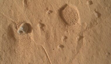 'Footprints' Photographed on the Surface of Mars by Curiosity Rover