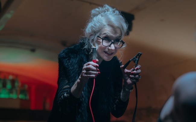 Helen Mirren as Maeve Harrigan in MobLand, season 2, streaming on Paramount+, 2026. Photo Credit: Luke Varley/Paramount+