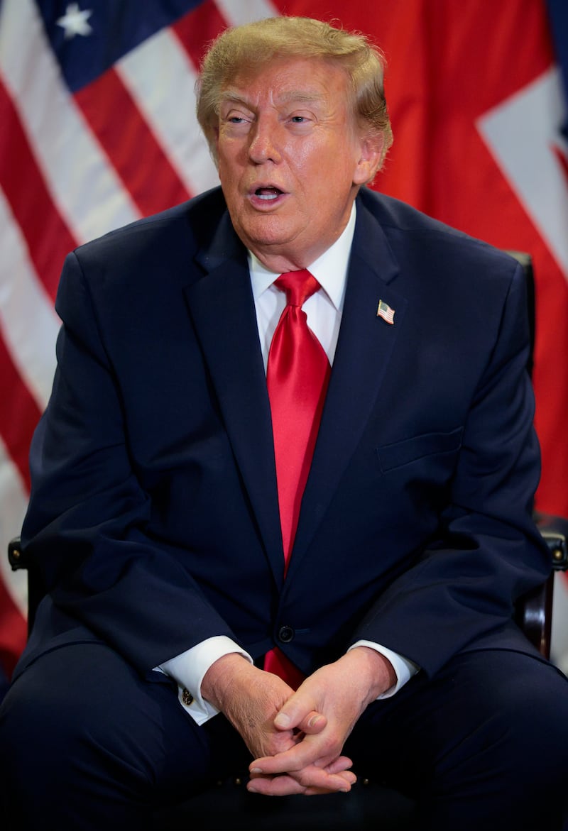 Trump, at the UN General Assembly, issued a threat to 'annihilate' Iran and 'drive them into Hell' if the regime didn’t capitulate and make a deal. Photograph: Getty Images