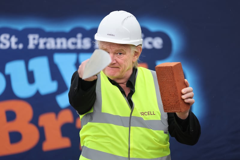 Brendan Gleeson at the launch of the St Francis Hospice fundraiser for a multimillion-euro facility. Photographs: Dara Mac Dónaill/The Irish Times