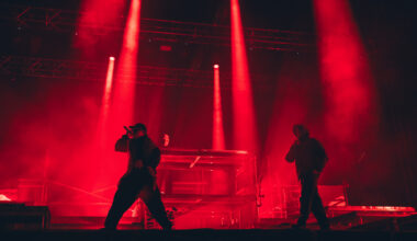 Kneecap live at Reading 2026. Credit: Andy Ford for NME