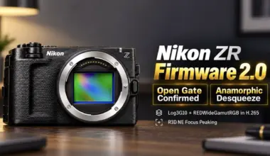 Nikon Confirms Open Gate and Anamorphic Desqueeze Are Coming to the ZR