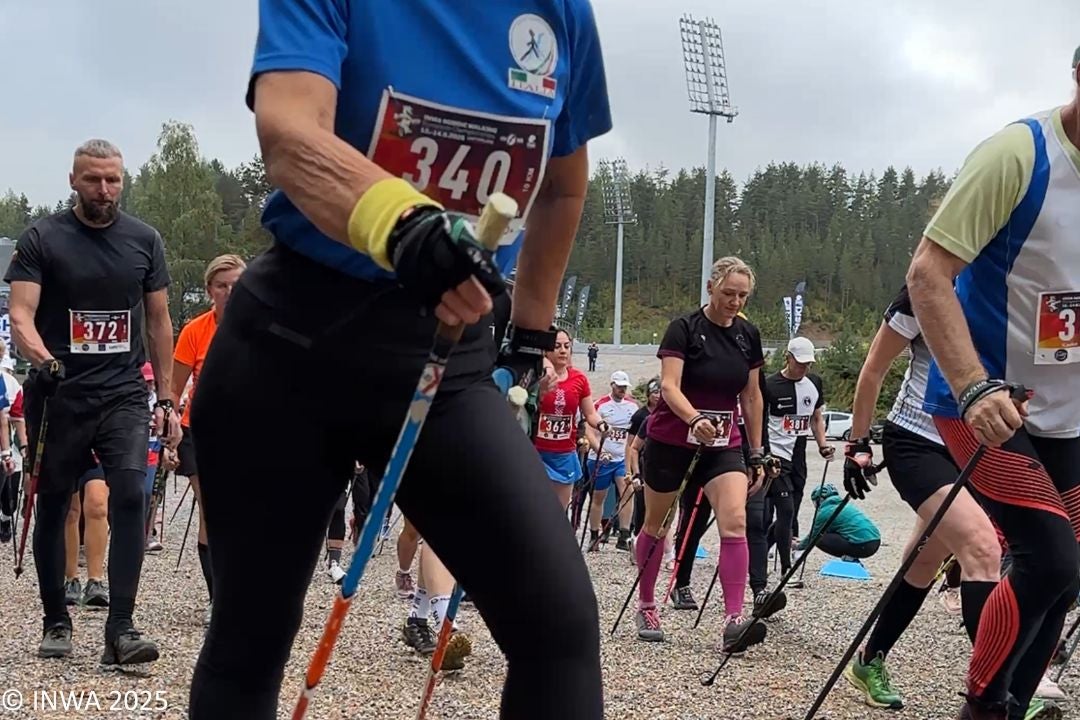Instructor Katie Atkins says Nordic walking caters to all fitness levels, from competitive athletes to new exercisers of any age