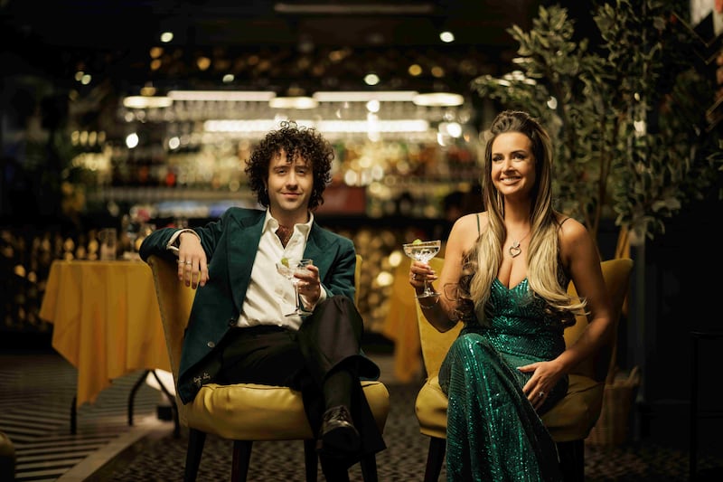 Aperitif: presenters Cúán de Búrca and Mairéad Ní Chuaig