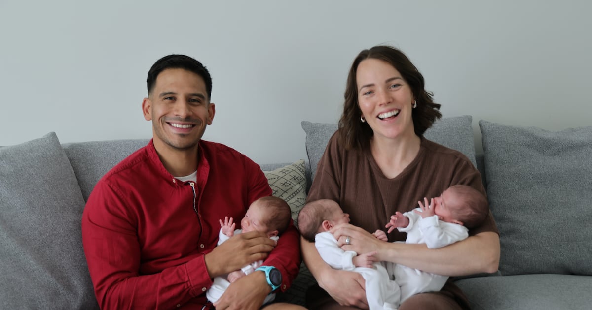 Parenting triplets: ‘We were in shock. We didn’t know what to do – smiling, crying, laughing’ – The Irish Times