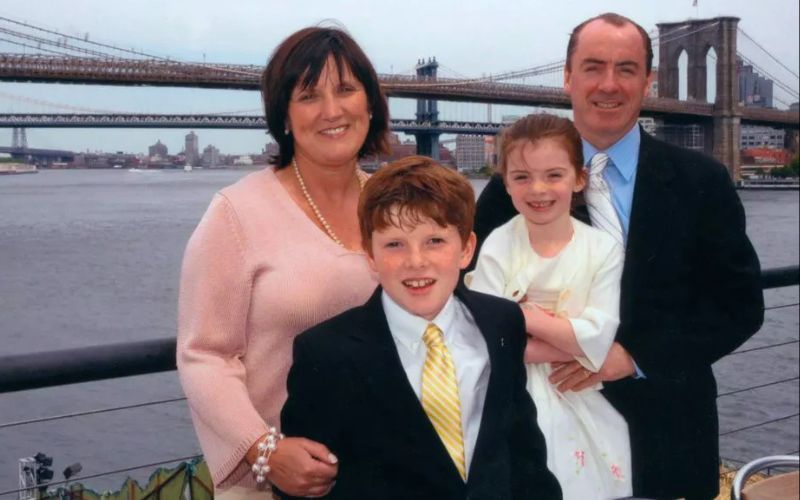 (L to R): Orlaith Staunton, Rory Staunton, Kathleen Staunton, and Ciaran Staunton.