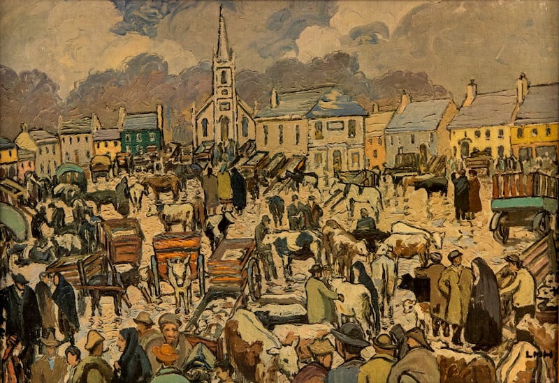 Fair Day at Castlepollard by Letitia Marion Hamilton