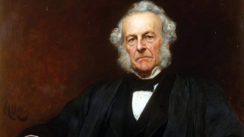 A portrait of George Gabriel Stokes, commissioned in 1891. Copyright the Royal Society
