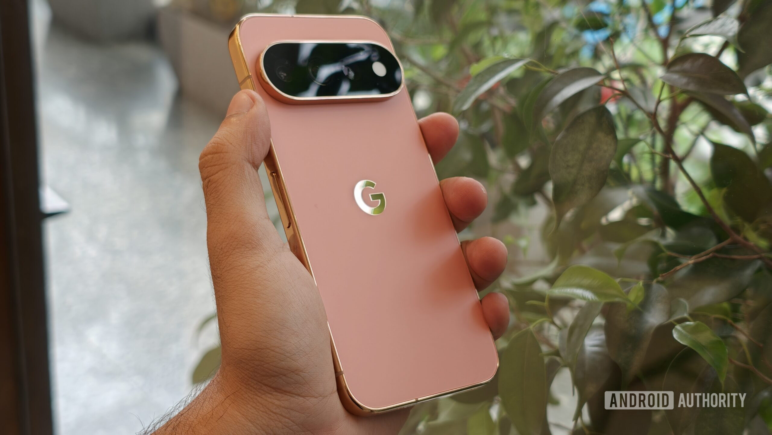 Pixel 11 Pro in hand canyon