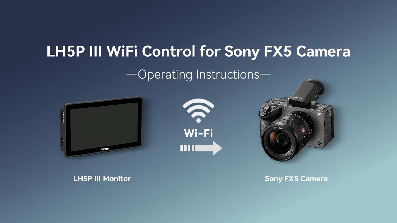 Portkeys instructional videos for wired & wireless camera control when using the LH5P III