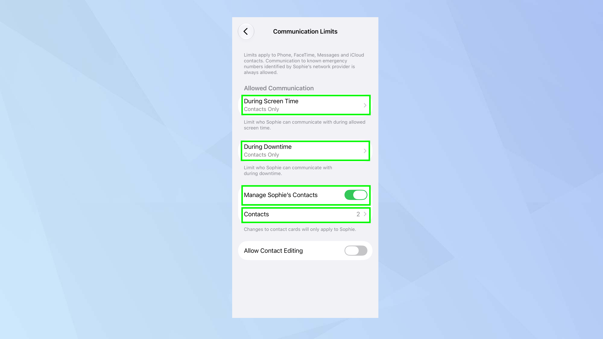 How to set up parental controls on an iPhone