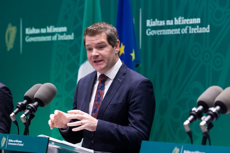 Minister for Enterprise Peter Burke estimated the approximate value of an overall 110 acres of land at €780,000, while noting that a mortgage 'underpins it'.  Photograph: Sam Boal/Collins