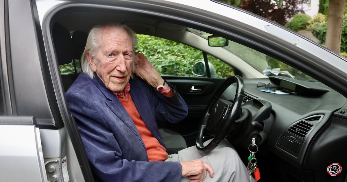 ‘I don’t give a damn, honk away’: Is this 105-year-old Ireland’s oldest driver? – The Irish Times