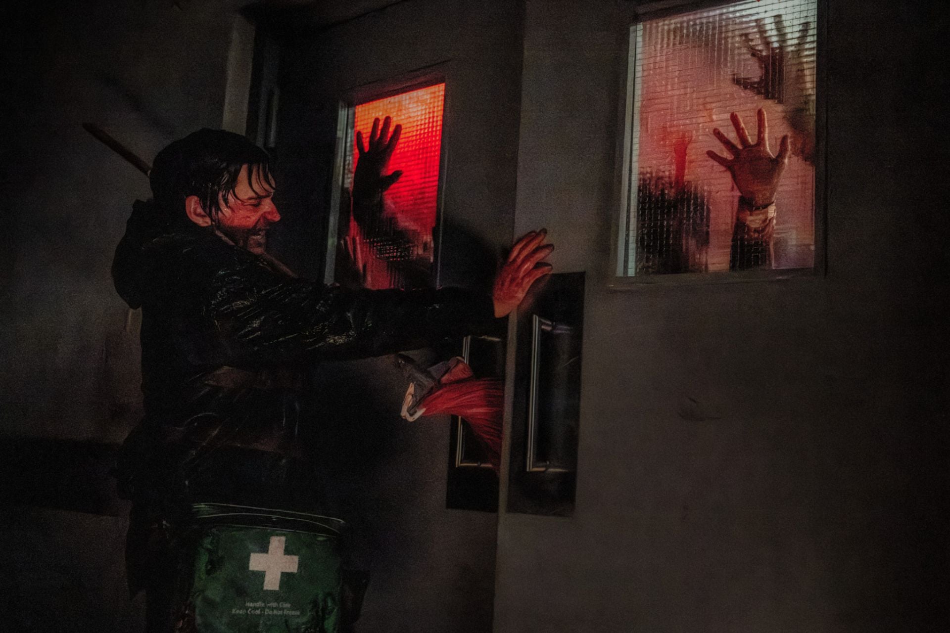 Resident Evil Austin Abrams Door