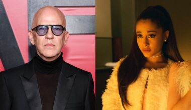Ryan Murphy and Ariana Grande in 'Scream Queens.'
