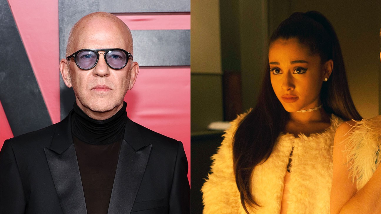 Ryan Murphy and Ariana Grande in 'Scream Queens.'