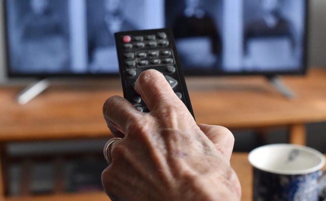 Generic old person watching TV. TV Licensing customers over 75 will remain covered by a free TV licence until 31 May 2020. PA Photo. Picture date: Wednesday January 15, 2020. Following the BBC?s policy announcement on the future of the over 75s TV Licence fee, TV Licensing is advising customers currently receiving a free licence that they need not take any immediate action and that they will be supported through the changes when the current arrangement for free over 75 licences paid for by the UK Government comes to an end next year. Further to a public consultation, the BBC has announced that from June next year the BBC will fund a free licence for over 75s in receipt of Pension Credit. Photo credit should read: Nick Ansell/PA Wire
