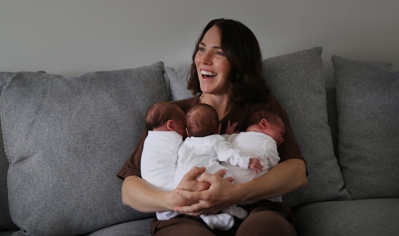 'Have you ever Googled triplet buggies?' Clare asks. Photograph: Bryan O’Brien/The Irish Times