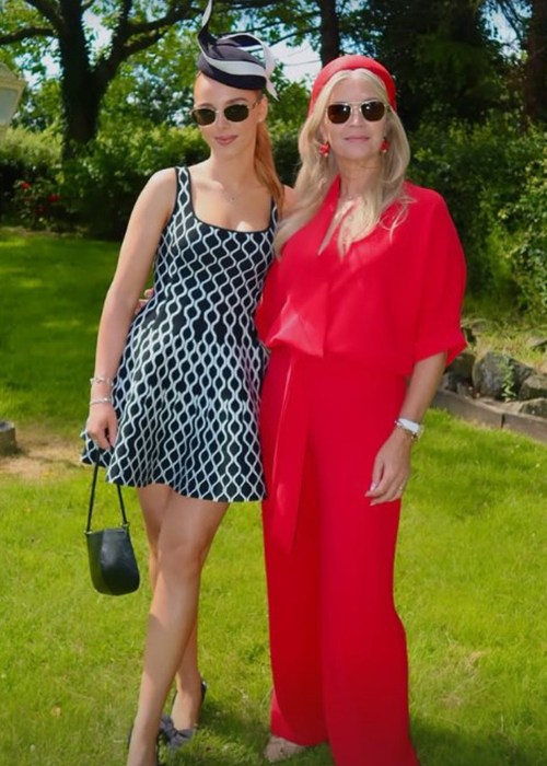 Yvonne Connolly and Ali Keating at the Dubai Duty Free Irish Derby. Pic: Instagram
