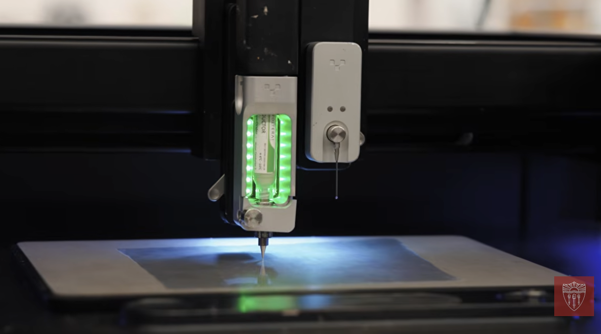 USC Team 3D Prints Custom MRI Sensors. Photo via USC.