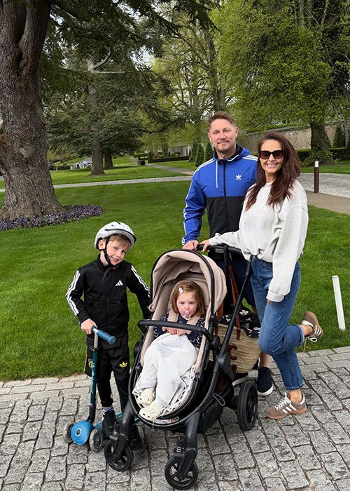 Jane Swarbrigg with her husband Brian and their kids. Pic: Jane Swarbrigg/Instagram