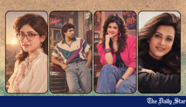 Stars take social media back to the ’80s and ’90s