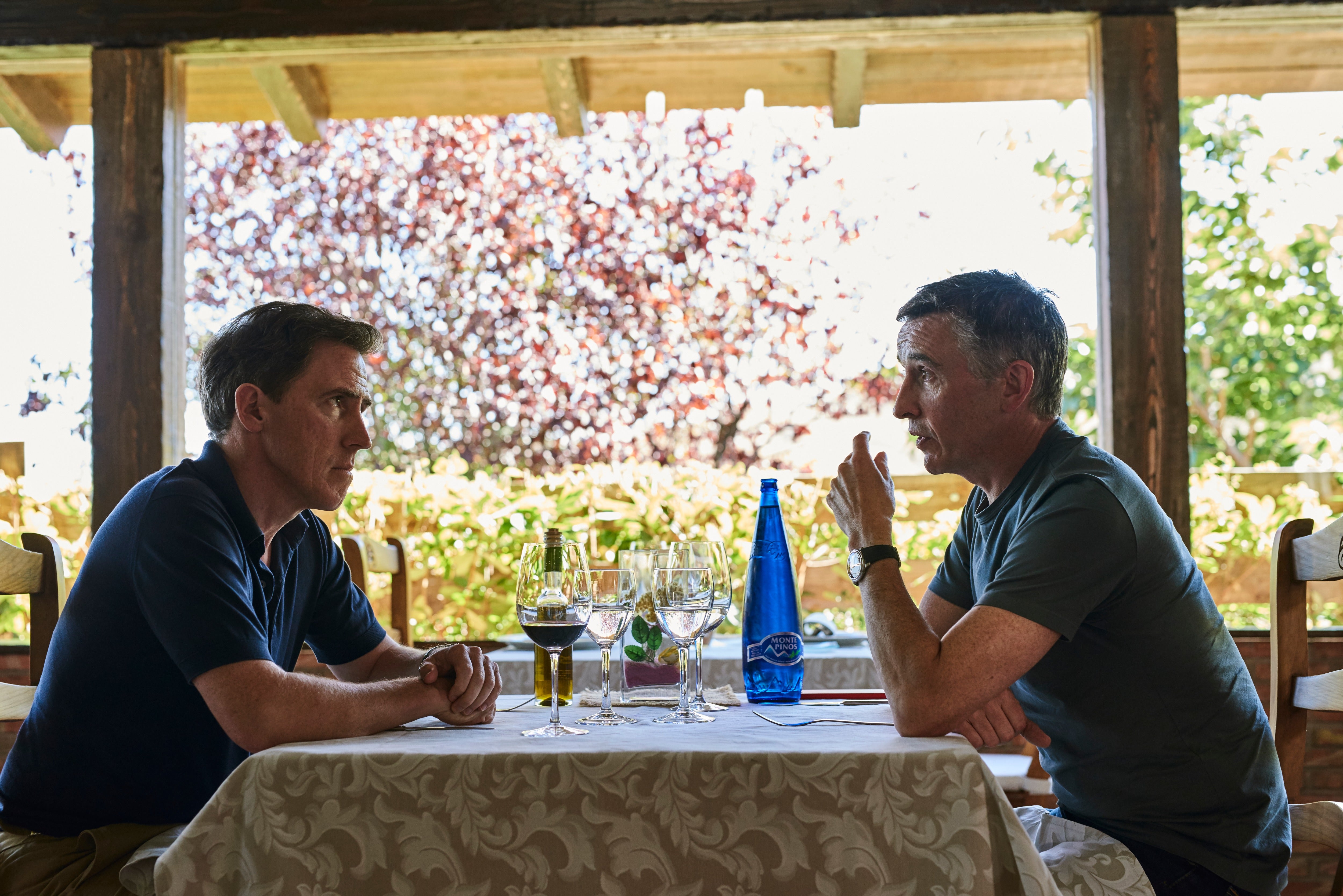 Brydon and Coogan sparring in ‘The Trip to Spain’