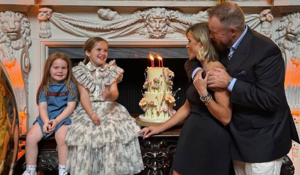 Wendy and Shane Lowry with daughters Ivy and Iris./Pic: Instagram