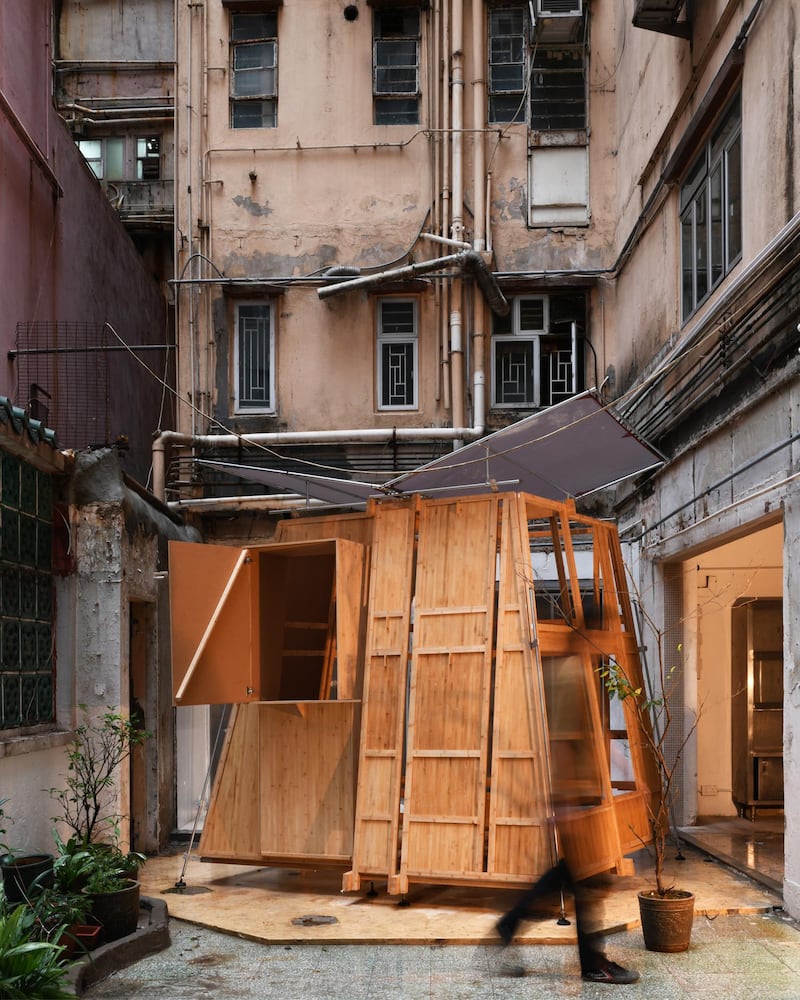Abroad: Backpack housing, Hong Kong.