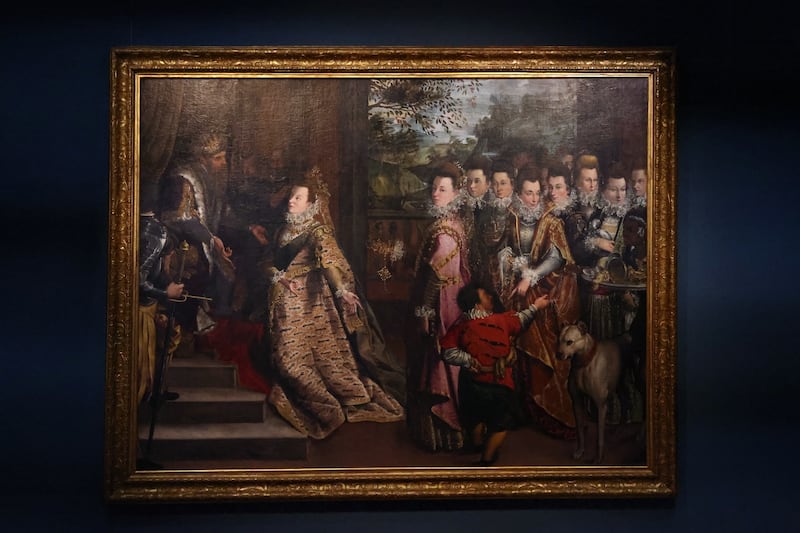 The Visit of the Queen of Sheba to King Solomon by Lavinia Fontana, at the National Gallery of Ireland. Photograph: Clodagh Kilcoyne for The Irish Times