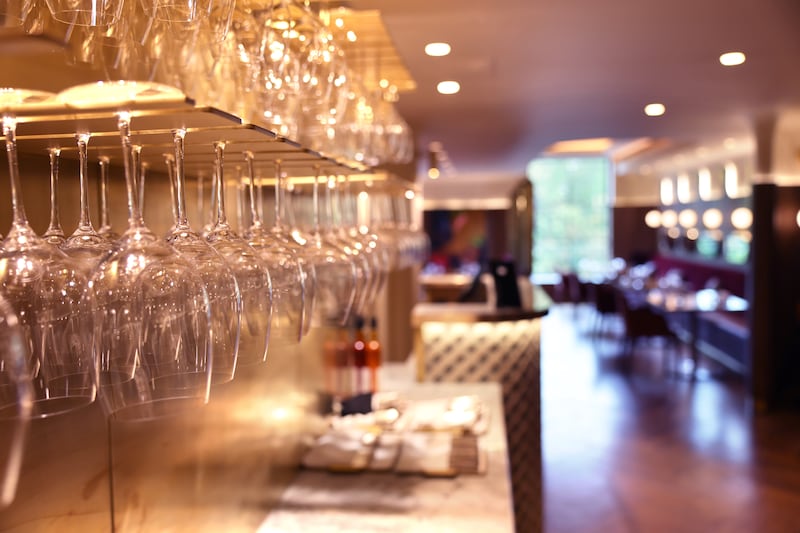 Ready for service at Glovers Alley. Photograph: Dara Mac Dónaill