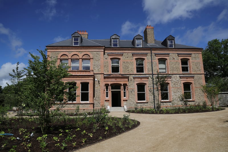 Ómós Guesthouse in Abbeyleix, Co Laois. The restaurant is in a separate but linked building to the rear. Photograph: Bryan O'Brien