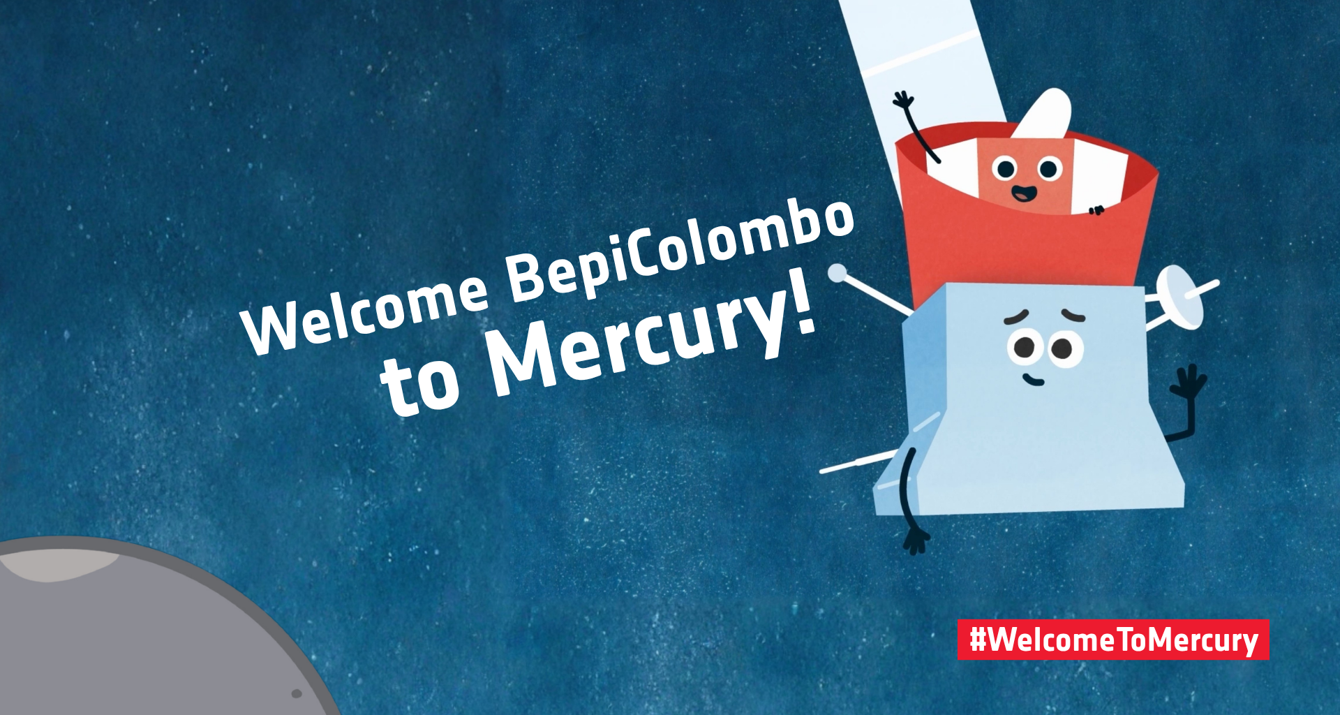 Welcome BepiColombo to Mercury!