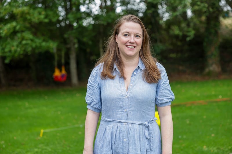 Aoife O'Connell used a birthing pool in hospital: 'It was quite calming and relaxing.'  Photograph: Enda O'Dowd