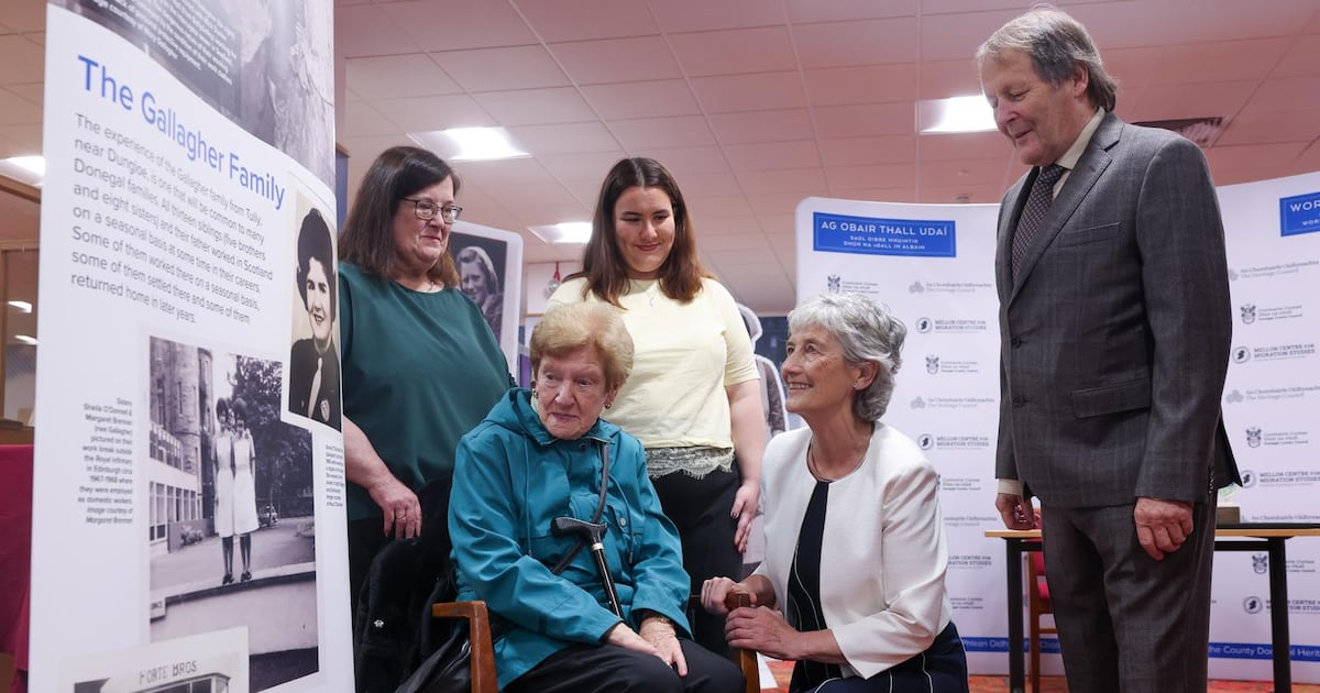 Catherine Connolly meets the Donegal diaspora in Scotland