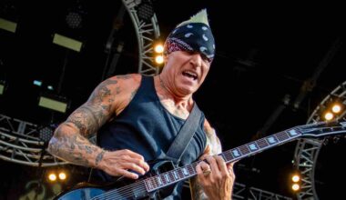Sick Of It All&rsquo;s Lou Koller performing onstage in 2018