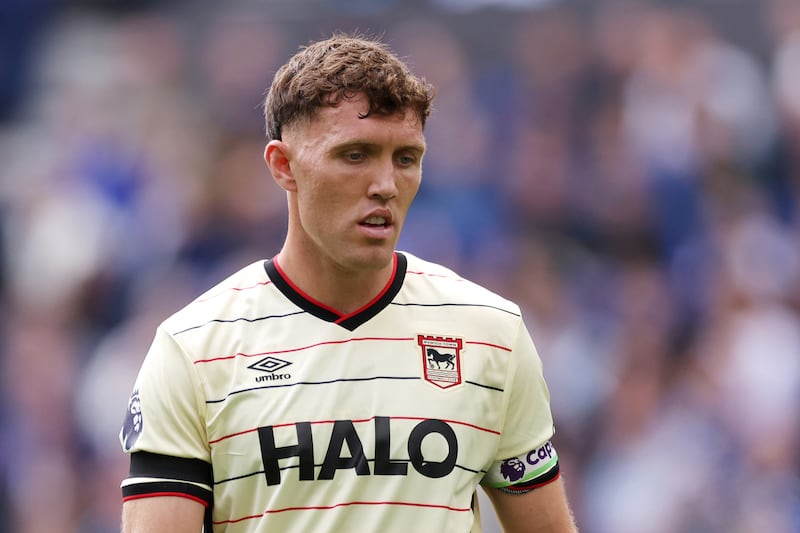 Dara O'Shea will captain Ireland in the absence of Nathan Collins, who's ruled out due to injury. Photograph: Lewis Storey/Getty Images