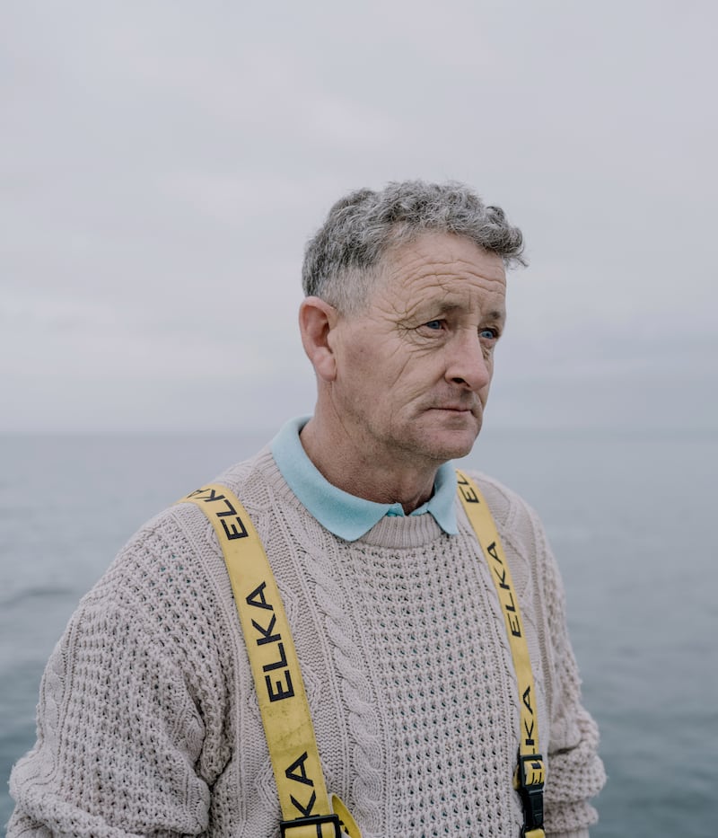 Declan comes from a long line of eel fishers on Lough Neagh, where it is believed eel fishing dates back to the Bronze Age. However, that tradition has recently ceased with the annual blooms of blue-green algae that suffocate the fragile ecosystem of Lough Neagh. Photograph: Joe Laverty