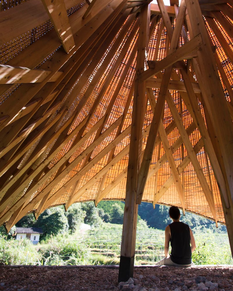 Abroad: Sun Room shelter and resting place, Outskirts of Peitian Village, Fujian Province, China