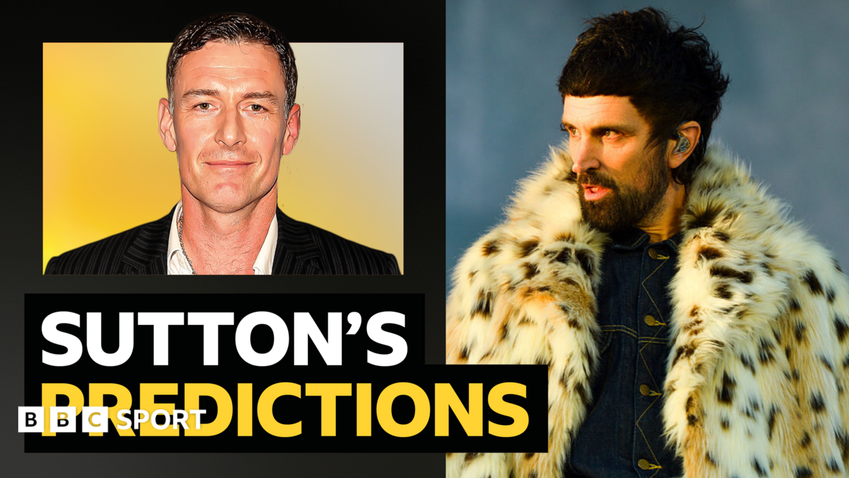 A picture of Chris Sutton with wording next to it that says BBC Sport columnist Chris Sutton