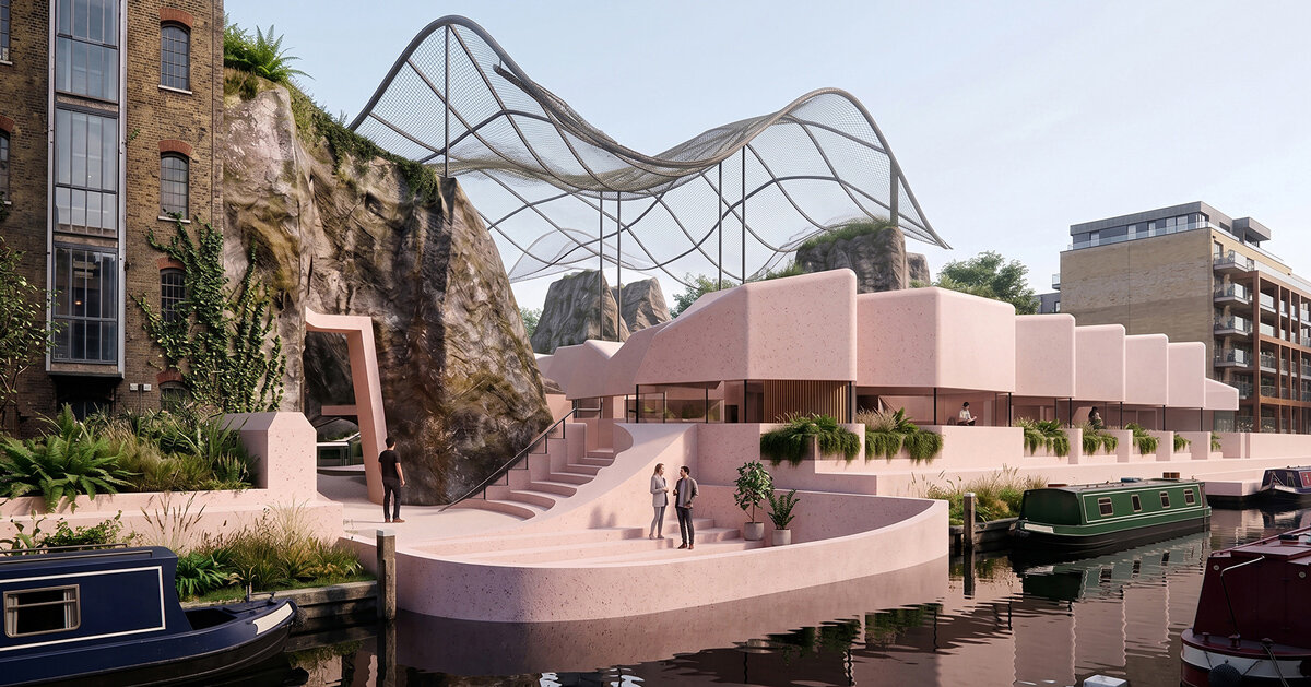 abandoned canal site in london transforms into playscape garden
