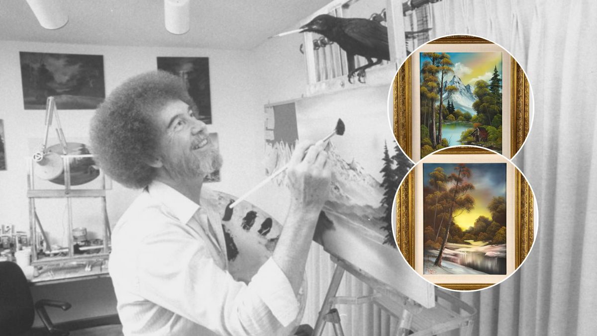 Cincinnati auction house selling 2 Bob Ross paintings