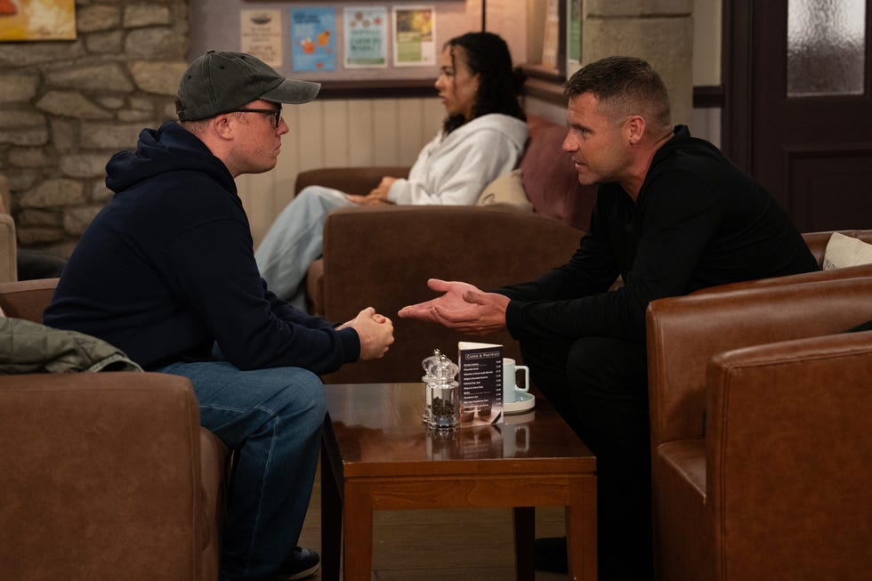 EMBARGOED UNTIL 22/09/2026 00:01 Vinny Dingle, Aaron Dingle, Emmerdale vinny dingle, aaron dingle, emmerdale