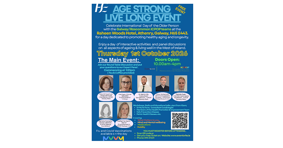 Age Strong, Live Long 2026
