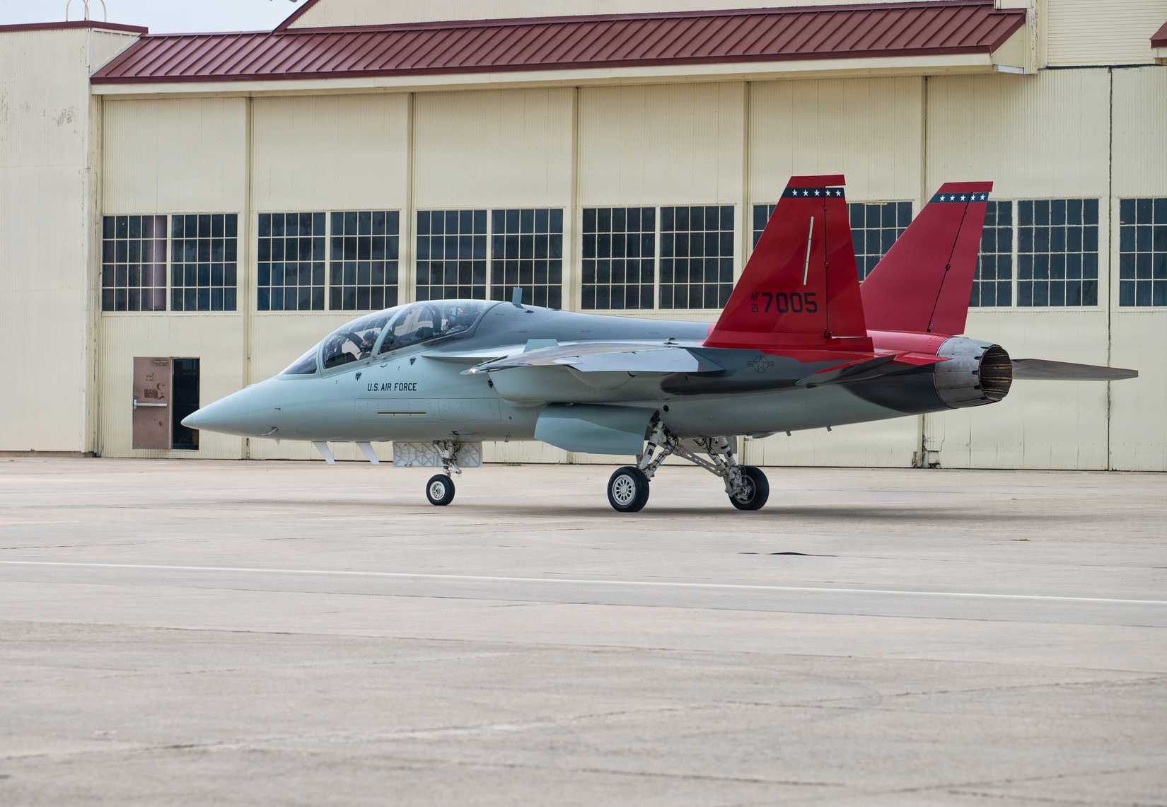 Air Education and Training Command’s first T-7A Red Hawk arrived at Joint Base San Antonio–Randolph