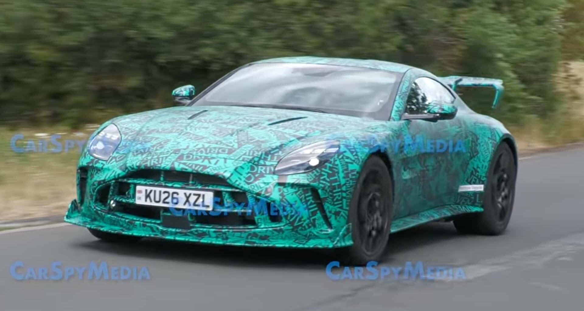 Aston Martin Caught Testing Its Porsche 911 GT3 Rival: Video