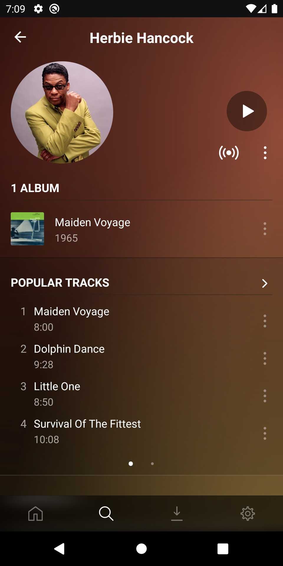 Plexamp tracks