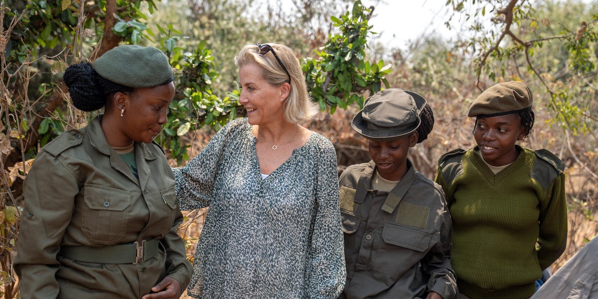 Sophie, Duchess of Edinburgh Visits Wildlife Reserve on Zambia Trip Day 3