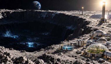 A Million-Person Moon City Could Run Out of Water in Just Over a Century