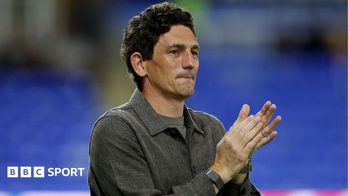 Keith Andrews with his hands together